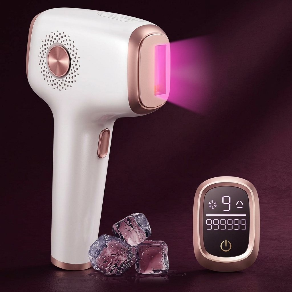 Buudy IPL Device with Ice Cooling Display