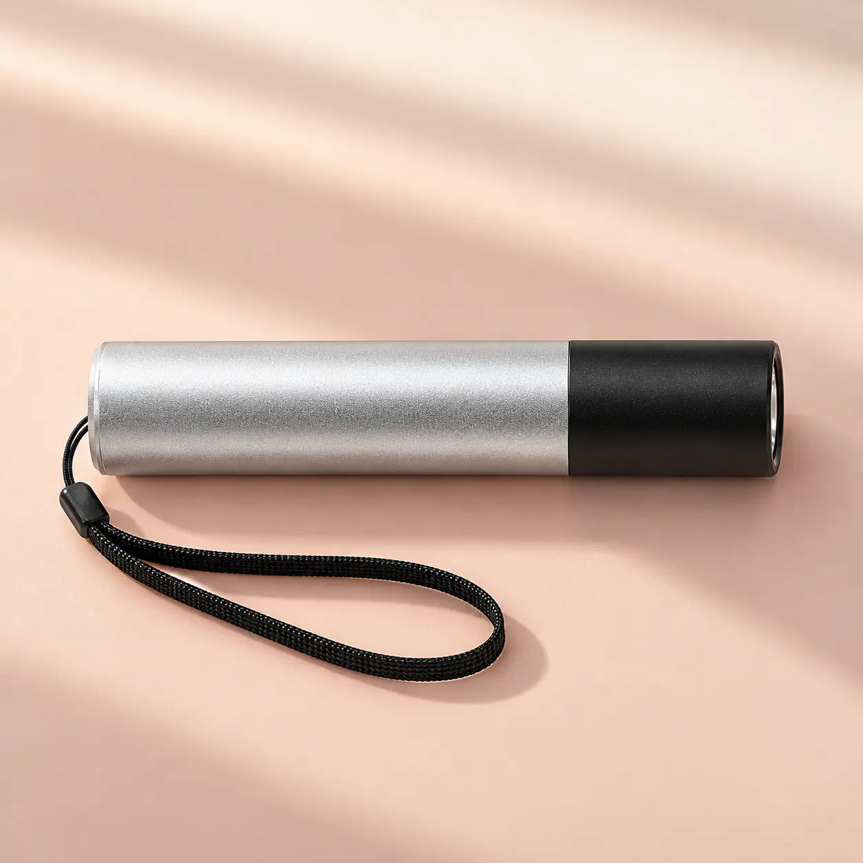 Buudy LED Torch precision silver and black aesthetic with 3 clinical wavelengths